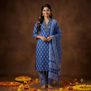 Pure Jaipur Cotton Suit Set
