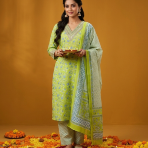 Pure Jaipur Cotton Suit Set