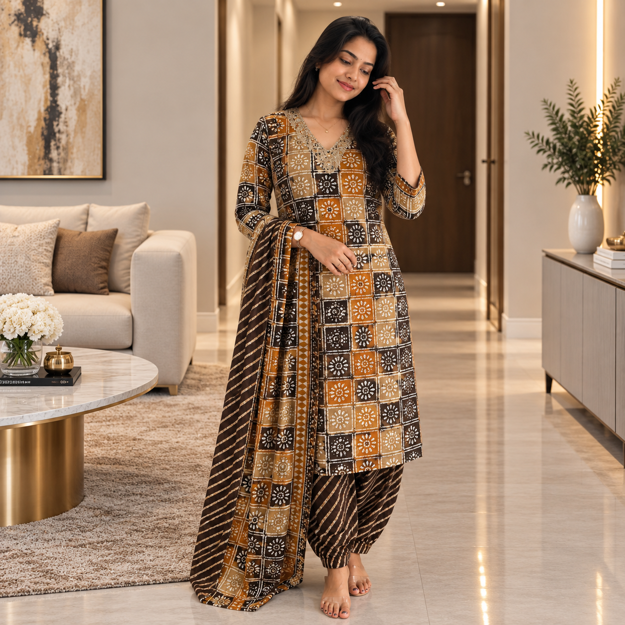 Pure Jaipur Cotton Suit Set