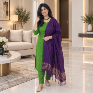 Premium Raw Silk Suit Set