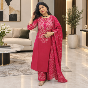 Pure Cotton Bandhani Salwar Suit Set